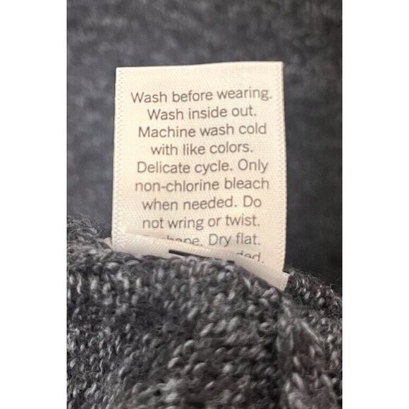 NEW With Tags Croft and Barrow  large sweater crew neck pull on‎ gray - Picture 5 of 5